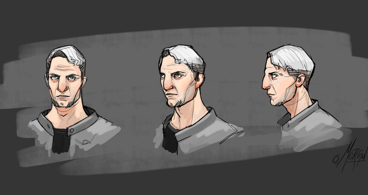 Doctor Vaysse Face study and color